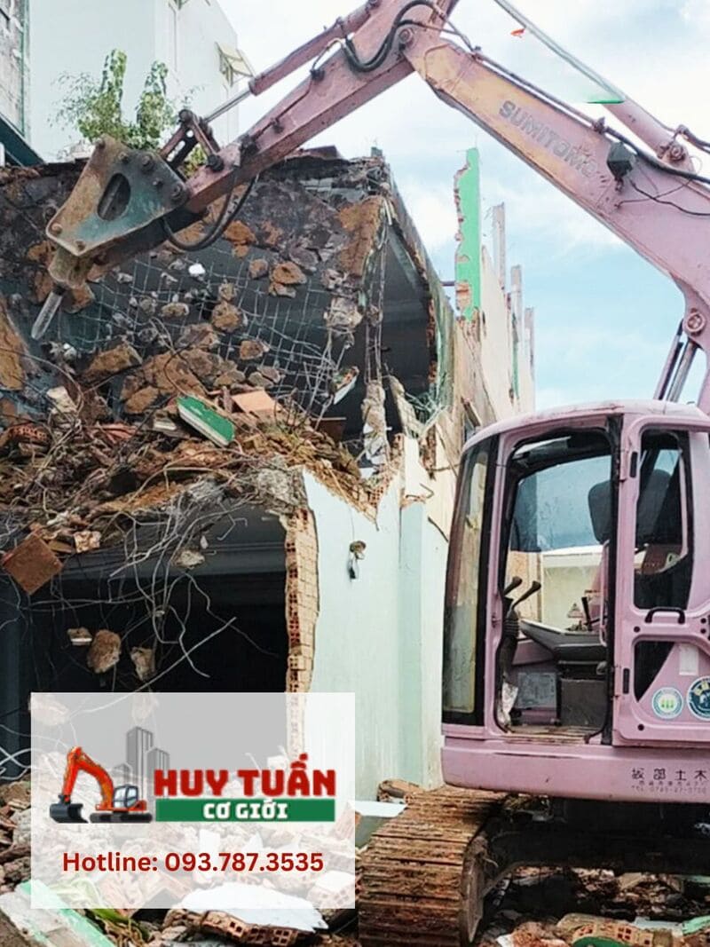 Quy trình đập phá tháo dỡ nhà Đồng Nai của Huy Tuấn