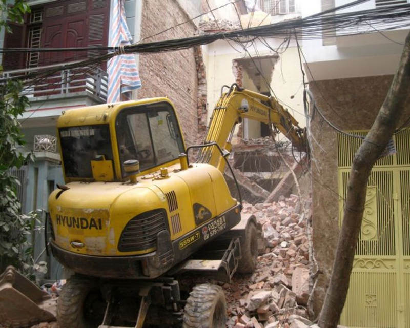 Thực tế hoạt động đập phá tháo dỡ nhà tại quận 1